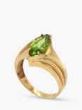 Vintage Fine Jewellery Pre-Loved 14ct Yellow Gold Peridot Cocktail Ring