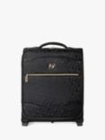 Dune Oriel 2-Wheel 45cm Under Seat Cabin Case, Black Monogram