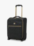 Dune Oriel 2-Wheel 45cm Under Seat Cabin Case, Black Monogram