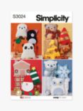 Simplicity Autumn Winter Decorations Sewing Pattern SS3024OS