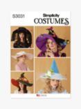 Simplicity Costume Hat Sewing Pattern SS3031OS