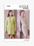 Vogues Misses' Blazer Dress Sewing Pattern, V1936, F5