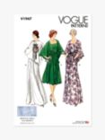 Vogue Vintage Vogue Misses' Evening Dress Sewing Pattern, V1947, Y5