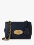 Mulberry Lily Micro Classic Grain Leather Shoulder Bag, Night Sky