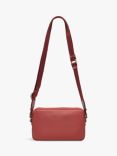 Radley Tavistock Leather Mini Zip Around Cross Body Bag, Copper Pink