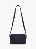 Radley Tavistock Leather Mini Zip Around Cross Body Bag, Ink