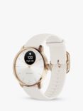 Withings Scanwatch Light Health & Activity Tracking Smartwatch, 37mm, Rose Gold White