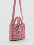 Mango Filipa Quilted Bag, Pastel Pink