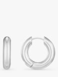 Orelia Polished Chubby Hoop Earrings