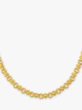 Orelia Cross Link Chain Necklace, Pale Gold