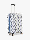 Radley Optic 4 Wheel Medium Suitcase, Sapphire/Multi