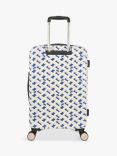 Radley Optic 4 Wheel Medium Suitcase, Sapphire/Multi