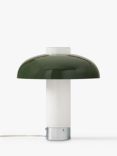 west elm Cleo Domed Table Lamp, Mid Green