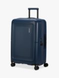 American Tourister Dashpop 8-Wheel 67cm Expandable Medium Suitcase, Midnight Blue