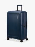 American Tourister Dashpop 8-Wheel 77cm Expandable Large Suitcase, Midnight Blue