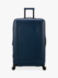 American Tourister Dashpop 8-Wheel 77cm Expandable Large Suitcase, Midnight Blue