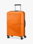 American Tourister Airconic 4-Wheel Spinner 67cm Medium Suitcase, Mango Orange