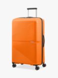 American Tourister Airconic 4-Wheel Spinner 77cm Large Suitcase, Mango Orange