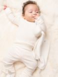 Angel & Rocket Baby Elli Velour Comforter Set, Ecru