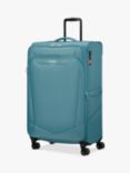 American Tourister SummerRide 4-Wheel 80cm Large Suitcase, 116L, Breeze Blue