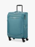 American Tourister SummerRide 4-Wheel 69cm Medium Suitcase, 76L, Breeze Blue