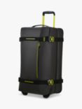 American Tourister Urban Track 2-Wheel 68cm Duffle Medium Suitcase, Black/Lime