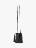 Aspinal of London Hudson Small Grain Milled Pebble Leather Drawstring Crossbody Bag