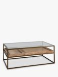 Nkuku Luzon Display Coffee Table, Metallic Brass