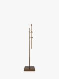 Nkuku Chintala Iron Floor Lamp Base, Antique Brass