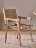 Nkuku Vinay Woven Dining Chair, Natural