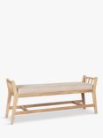 Nkuku Avanthi Sleigh Bench, Natural