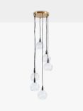 Nkuku Ziva Cluster Pendant Light, Clear