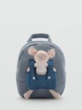 Mango Cangub Mouse Toy Backpack, Medium Blue