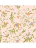 Cole & Sons Hummingbirds Wallpaper, Tangerine/Olive 124/1002