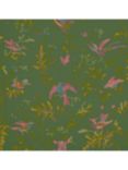 Cole & Sons Hummingbirds Wallpaper, Fuchsia/Racing Green 124/1005