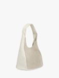 Apatchy Henry Suede & Leather Hobo Bag, Stone