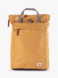 ROKA London Finchley A Recycled Canvas Rolltop Backpack, 15L, Flax