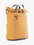 ROKA London Finchley A Recycled Canvas Rolltop Backpack, 15L, Flax