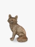 Laura Ashley Sitting Fox Sculpture, H11cm, Gold