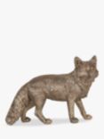 Laura Ashley Standing Fox Sculpture, H10cm, Gold