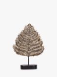 Laura Ashley Leaf Sculpture, H44cm, Gold