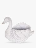 Laura Ashley Swan Indoor Planter, White