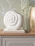 Laura Ashley Conch Shell Ornament, H12cm, White