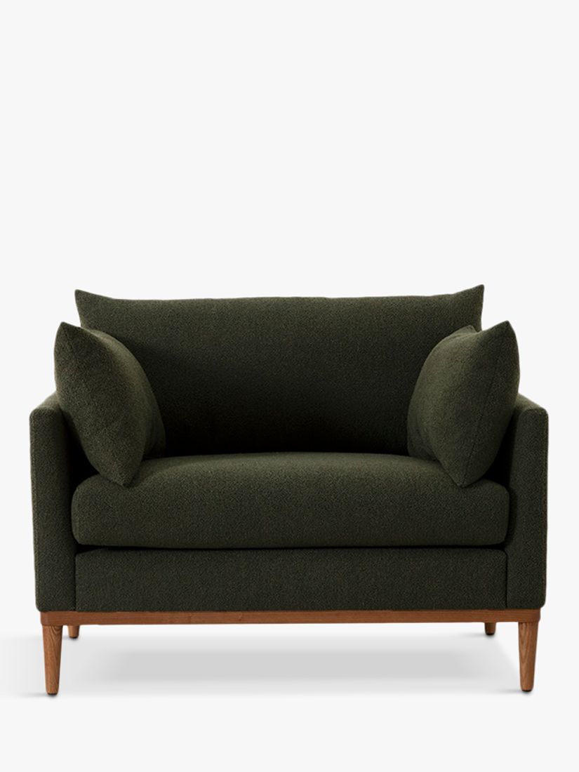 MODEL X01 Range, Swyft Model X01 Sofa Snuggler, Boucle Everest Fern