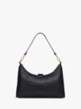 Radley Sloane Street Leather Slouchy Shoulder Bag, Black