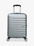 American Tourister Flashline 8-Wheel 55cm Cabin Case, Sky Silver