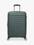 American Tourister Flashline 8-Wheel 67cm Expandable Medium Suitcase, Dark Forest