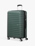 American Tourister Flashline 8-Wheel 78cm Expandable Large Suitcase, Dark Forest