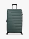 American Tourister Flashline 8-Wheel 78cm Expandable Large Suitcase, Dark Forest