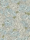 Cole & Son Ortensia Wallpaper, Blue & Cream 123/9044